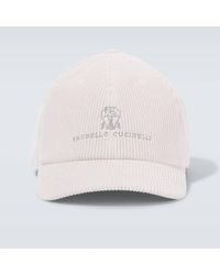 Brunello Cucinelli - Baseballcap Aus Baumwolle Und Kaschmir - Lyst
