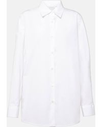 Dries Van Noten - Oversized Cotton Poplin Shirt - Lyst