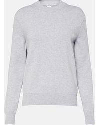 Bottega Veneta - Cashmere And Leather Sweater - Lyst