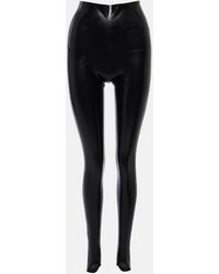 Alaïa - Legging En Latex - Lyst