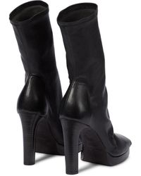 rick owens peep toe boots