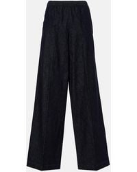 Vince - Weite Low-Rise-Hose Aus Baumwoll-Twill - Lyst