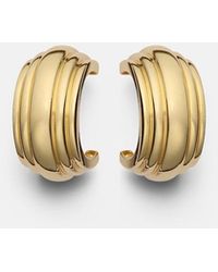 STONE AND STRAND - Serge 10Kt Hoop Earrings - Lyst