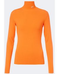 Loewe - Double L Ribbed-Knit Top - Lyst