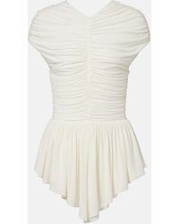 TOVE - Gabor Ruched Jersey Top - Lyst