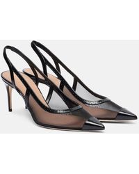 Malone Souliers - Slingback-Pumps Aubrey 70 Aus Mesh - Lyst