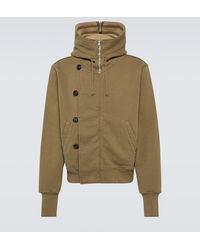 Our Legacy - Flight Hooded Cotton Jersey Jacket - Lyst