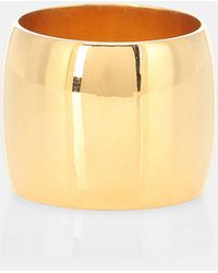 Sophie Buhai Wide Cigar 18kt Gold Vermeil Ring - Metallic