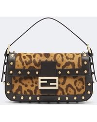 Fendi - Baguette 26424 Calf Hair Shoulder Bag - Lyst