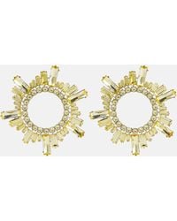 AMINA MUADDI - Begum Crystal-embellished Earrings - Lyst