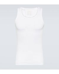 Givenchy - Ribbed-knit Cotton Tank Top - Lyst