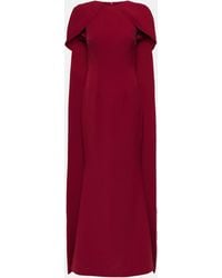 Safiyaa - Ginkgo Caped Gown - Lyst