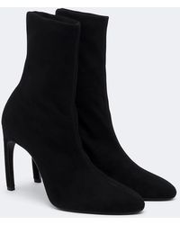 Victoria Beckham - Harlow Suede Ankle Boots - Lyst