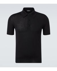 Tom Ford - Cashmere And Silk Polo Shirt - Lyst