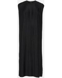 JOSEPH - Vestido Midi Plisado De Jersey - Lyst