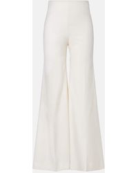 Nina Ricci - Virgin Wool Flared Pants - Lyst