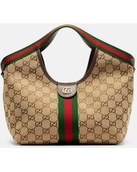 Gucci - Giglio Gg Canvas Small Tote Bag - Lyst