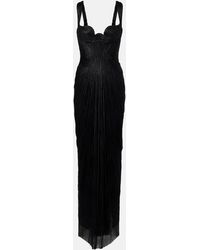 Maria Lucia Hohan - Anais Open-Back Silk Muslin Gown - Lyst