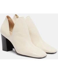 Lemaire - D'Orsay 80 Leather Pumps - Lyst