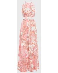 Melissa Odabash - Arabella Printed Maxi Dress - Lyst