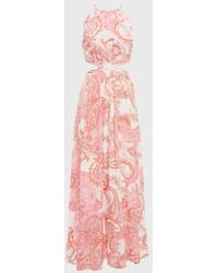 Melissa Odabash - Arabella Printed Maxi Dress - Lyst