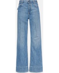 Bottega Veneta - Mid-rise Wide-leg Jeans - Lyst