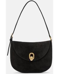SAVETTE - Tondo Small Suede Shoulder Bag - Lyst