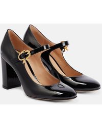 Gianvito Rossi - Salones Mary Ribbon de charol - Lyst