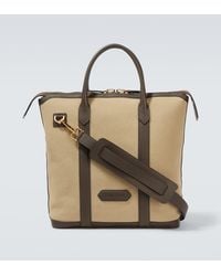 Tom Ford - Buckley East West Canvas Tote Bag - Lyst