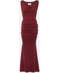 Vivienne Westwood - Liz Draped Jersey Maxi Dress - Lyst