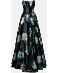 Markarian - Bustier-Robe Laila Aus Brokat - Lyst