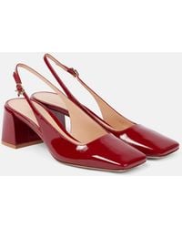 Gianvito Rossi - Freeda Patent Leather Slingback Pumps - Lyst