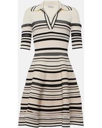 Jonathan Simkhai - Vestido Corto Dessie De Punto A Rayas - Lyst
