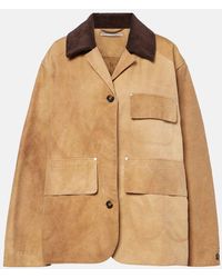 Stella McCartney - Corduroy-Trimmed Cotton Field Jacket - Lyst