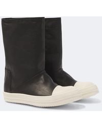 Rick Owens - Sneakwaders Leather Boots - Lyst