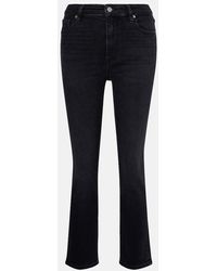 FRAME - The Pencil Crop Slim Jeans - Lyst