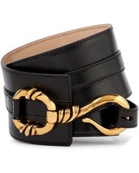 Alexander McQueen Leather Belt in Black - Save 19% | Lyst