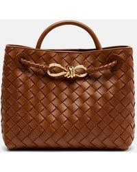 Bottega Veneta - Tote Bag Andiamo Small Aus Leder - Lyst