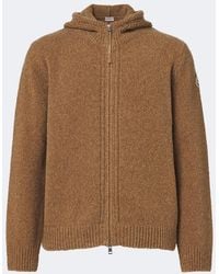 Moncler - Boucle Wool-Blend Zip-Up Hoodie - Lyst