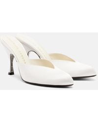 Herbert Levine - Sitting Pretty Satin Mules - Lyst