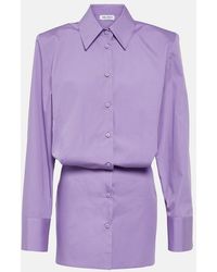 The Attico - Margot Cotton Shirt Dress - Lyst