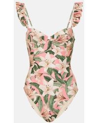 Agua Bendita - Ajonjoli Floral Swimsuit - Lyst