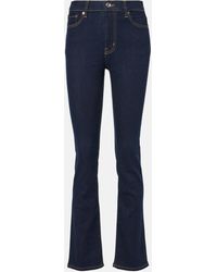 FRAME - Le High Straight Long Jeans - Lyst