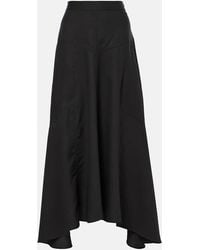 Isabel Marant - Alona Asymmetric Midi Skirt - Lyst