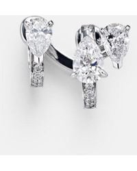 Repossi - Serti Sur Vide 18Kt Single Clip-On Earring With Diamonds - Lyst