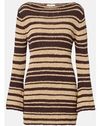 Faithfull the Brand - Minikleid Micah Aus Einem Baumwollgemisch - Lyst