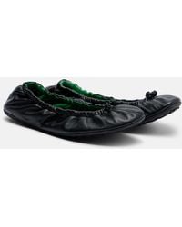 Bottega Veneta - Fantasmina Knot Leather Ballet Flats - Lyst