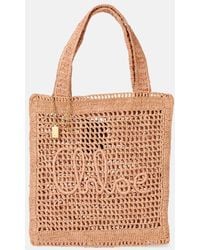 Chloé - Summer Banana Raffia-Effect Tote Bag - Lyst