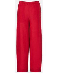Eres - Pantalones Anchos Select De Lino - Lyst