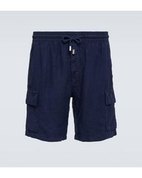 Vilebrequin - Baie Linen Bermuda Shorts - Lyst